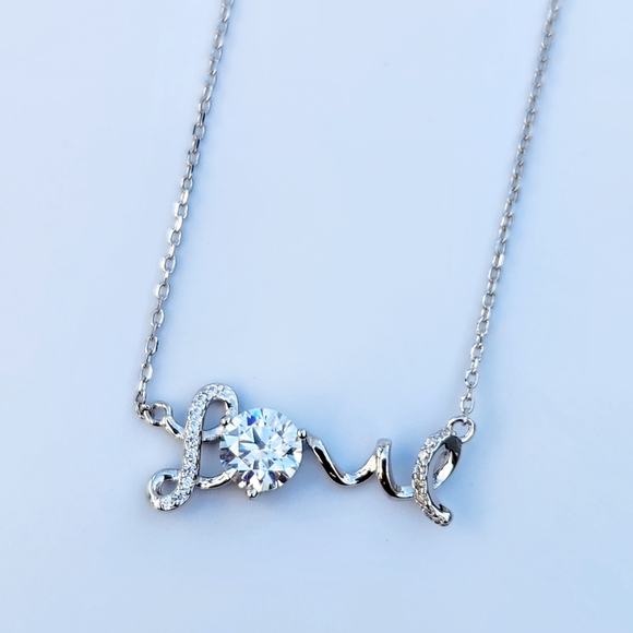 LOVE Always Script Pendant - Picture 1 of 8